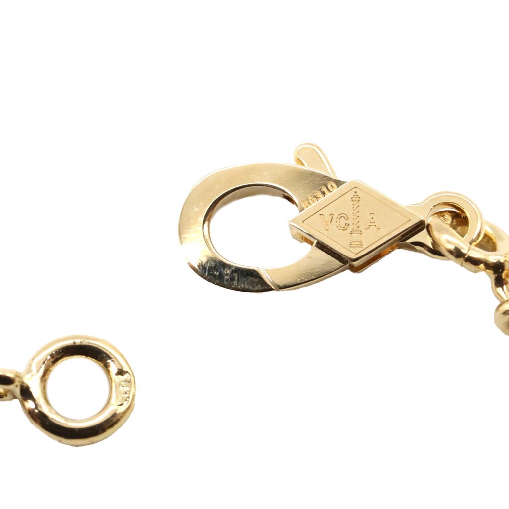 Van Cleef & Arpels 18K Yellow Gold and Mother of Pearl Vintage Alhambra Bracelet - 4