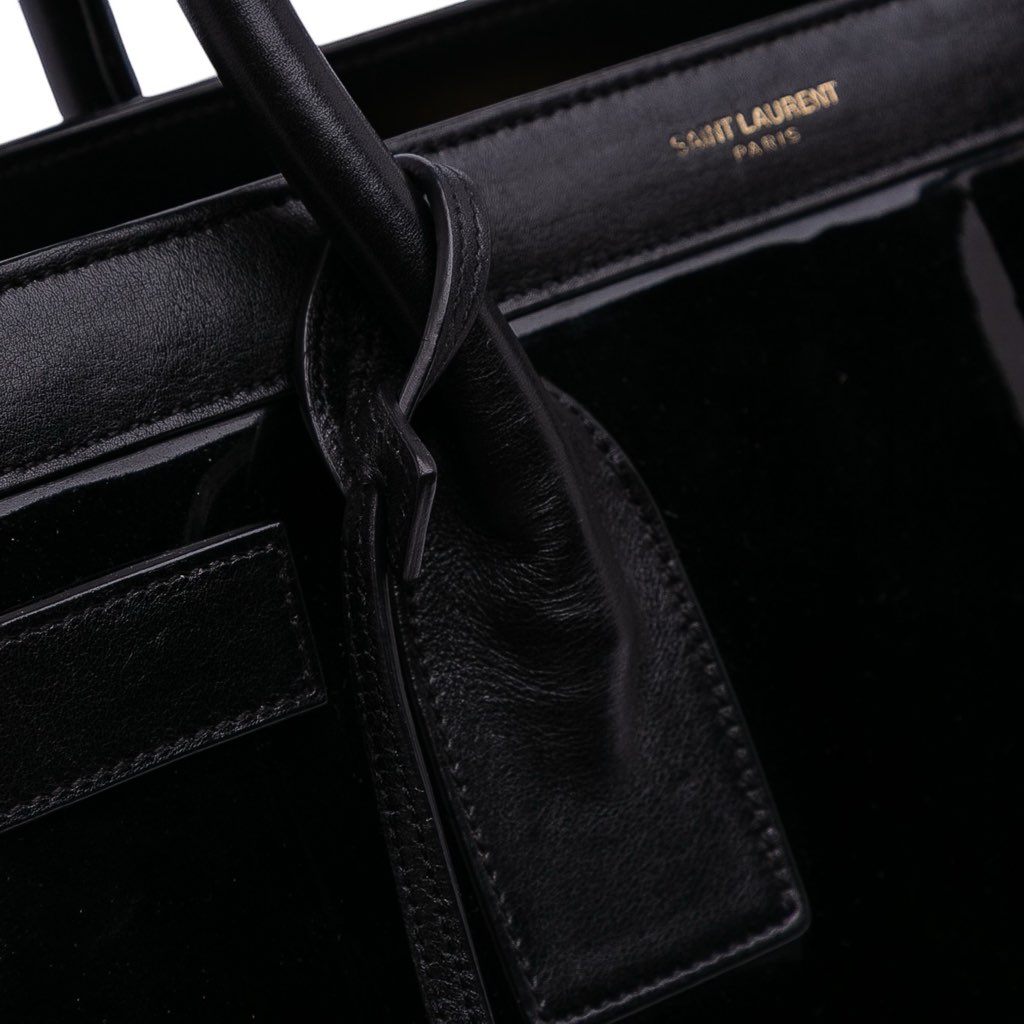 Saint Laurent Small Patent Sac De Jour Satchel - Image 10
