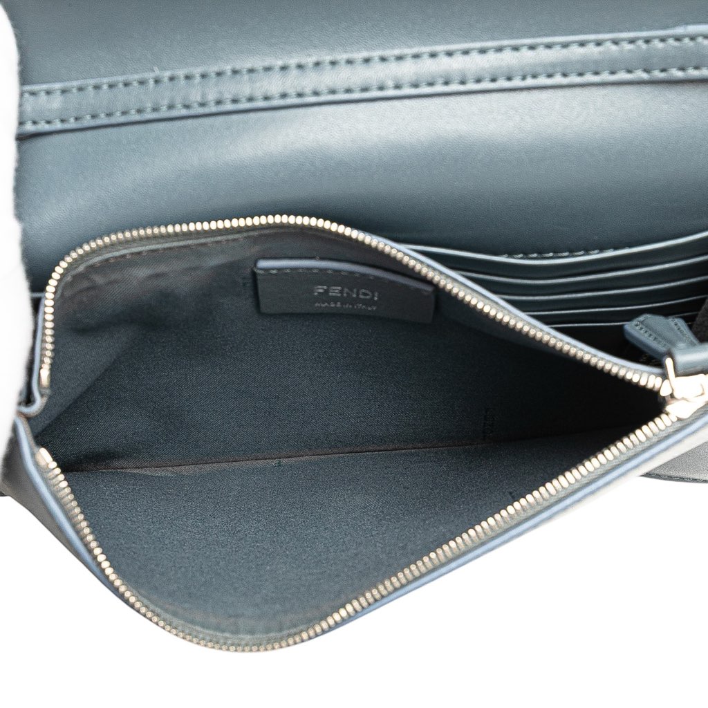 Fendi Leather F Is Fendi Envelope Wallet On Chain - 4