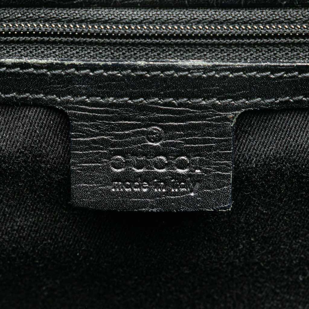 Gucci GG Canvas Bamboo Tote - Side view