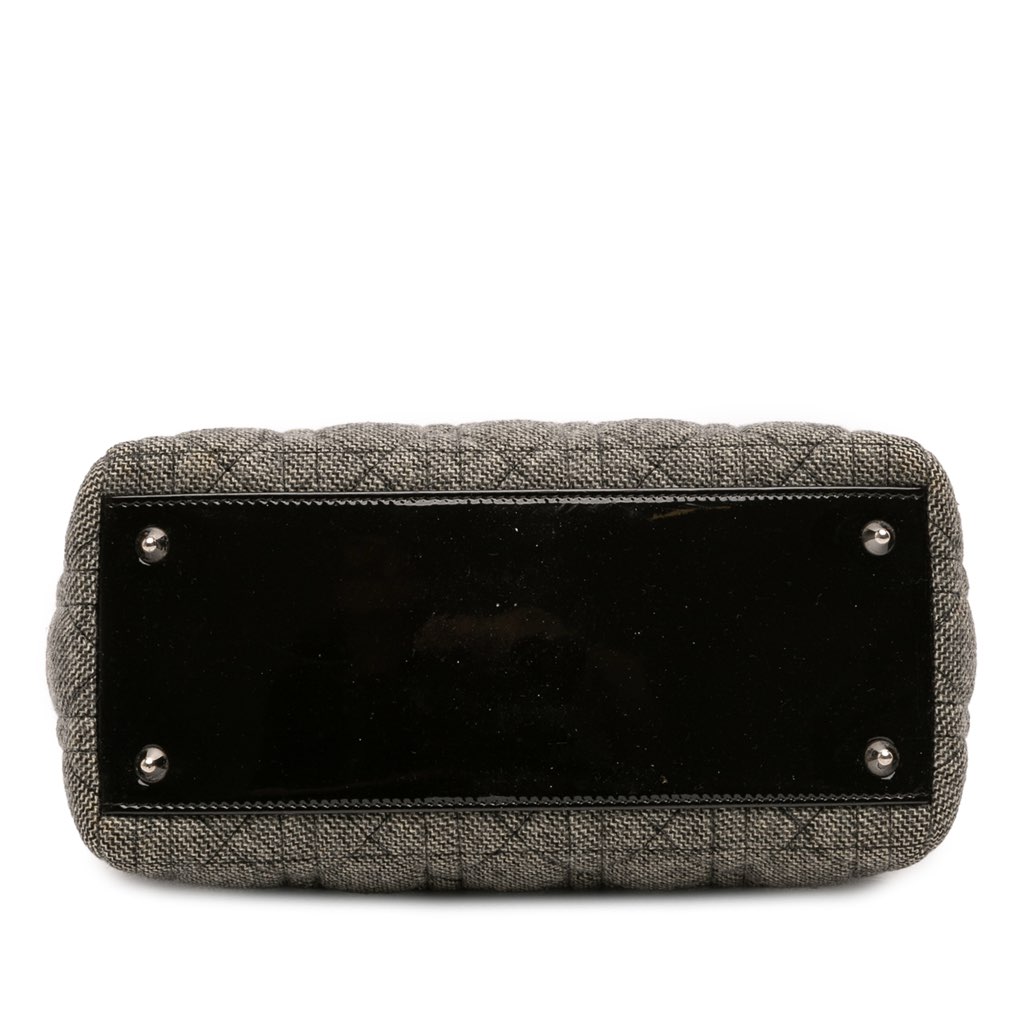 Dior Medium Tweed Cannage Lady Dior - 3