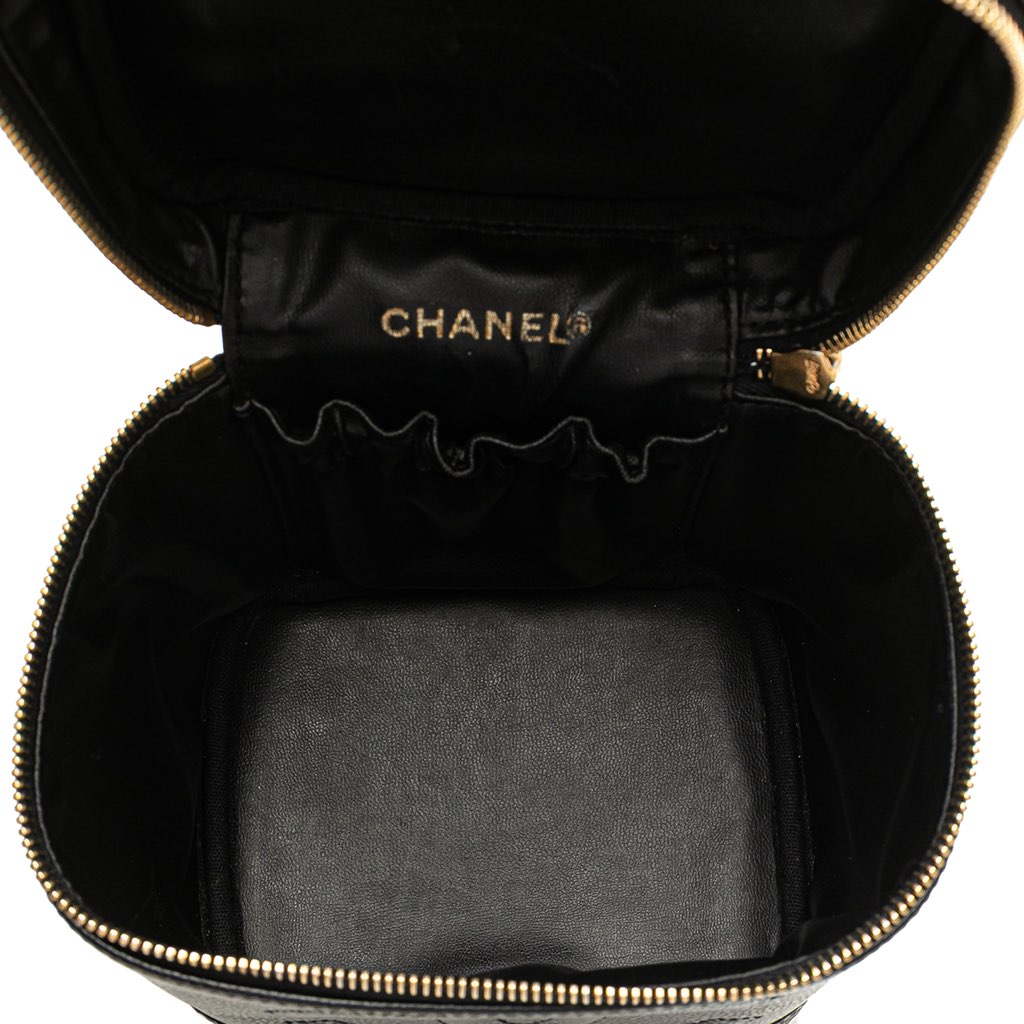 Chanel CC Caviar Vanity Bag - 4
