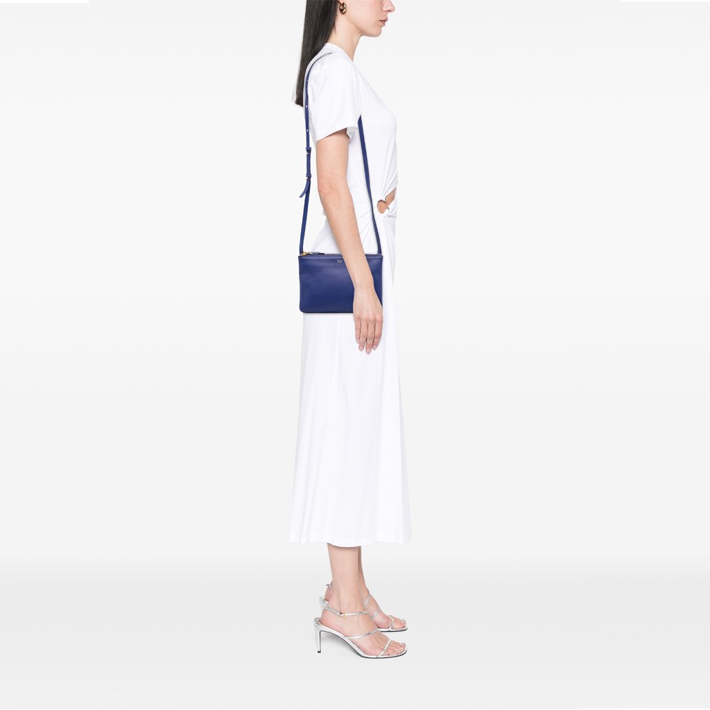 Celine Small Lambskin Trio Crossbody - Image 12