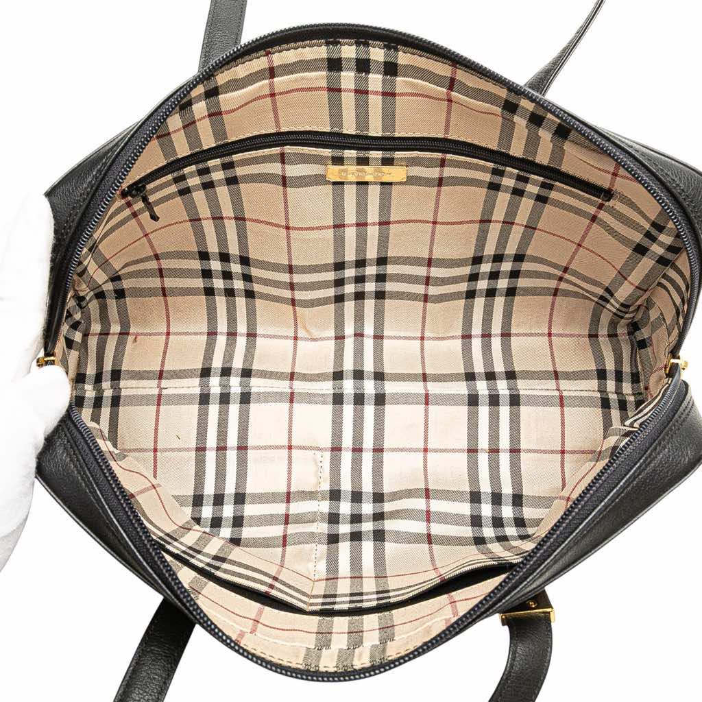 Burberry Leather Shoulder Bag - 4