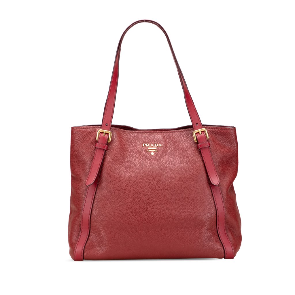 Prada Vitello Daino Shopping Tote