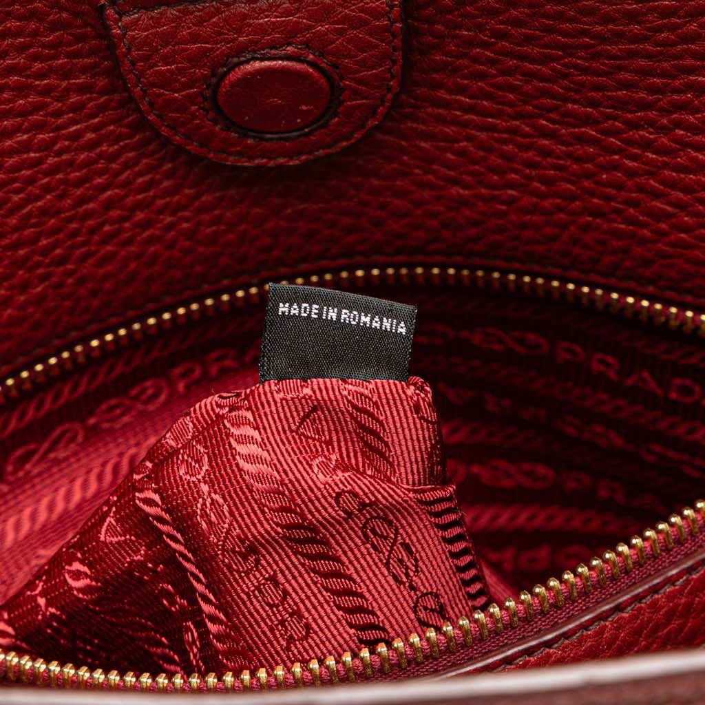 Prada Vitello Daino Shopping Tote - Detail 1