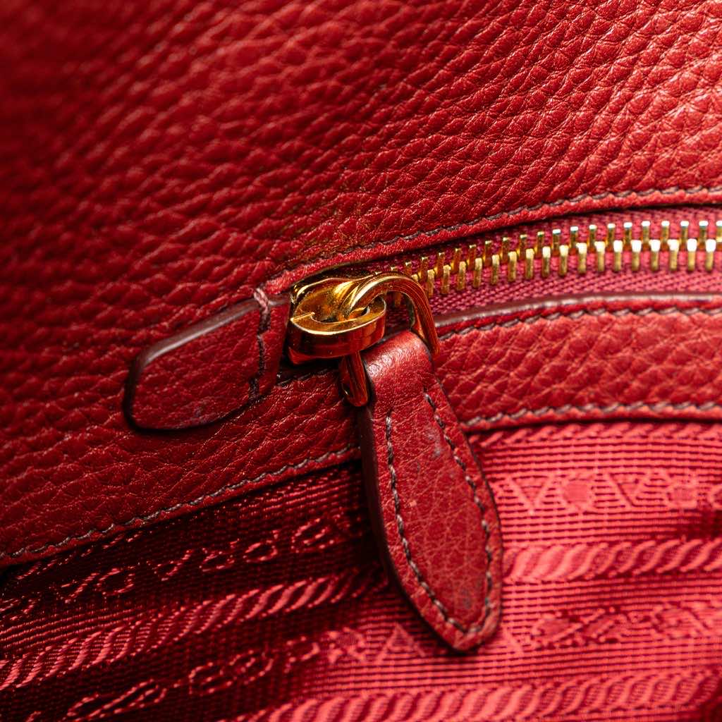 Prada Vitello Daino Shopping Tote - Image 11