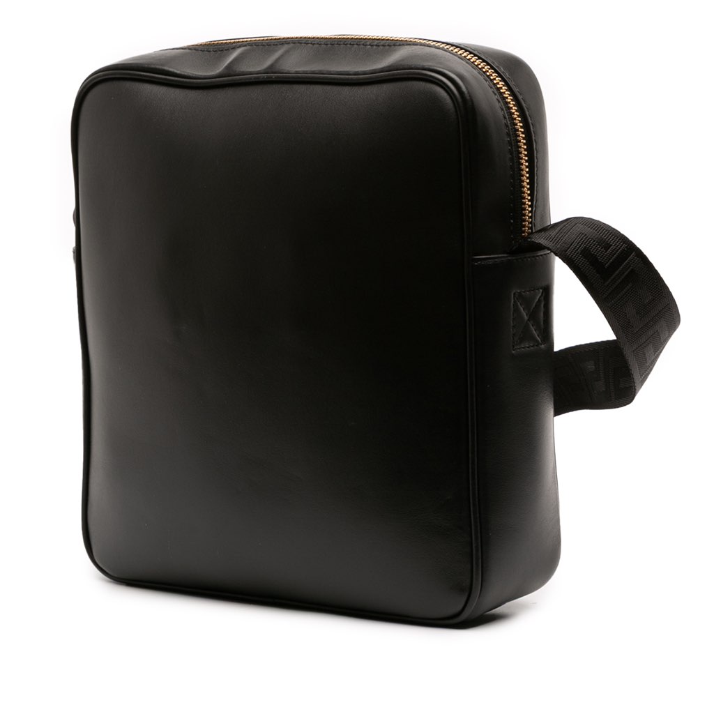 Versace Leather Medusa Crossbody - Back view