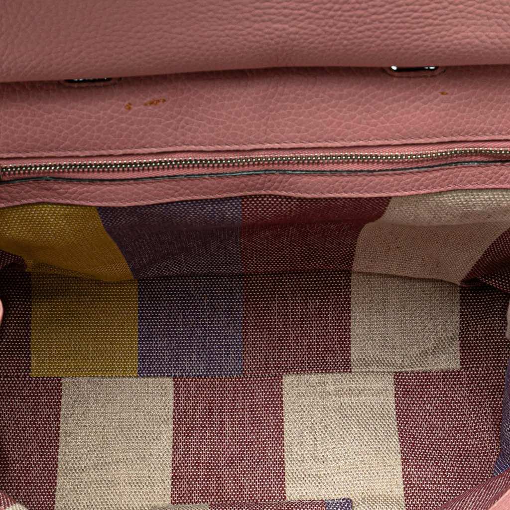 Gucci Medium Leather Bamboo Daily Satchel - 4