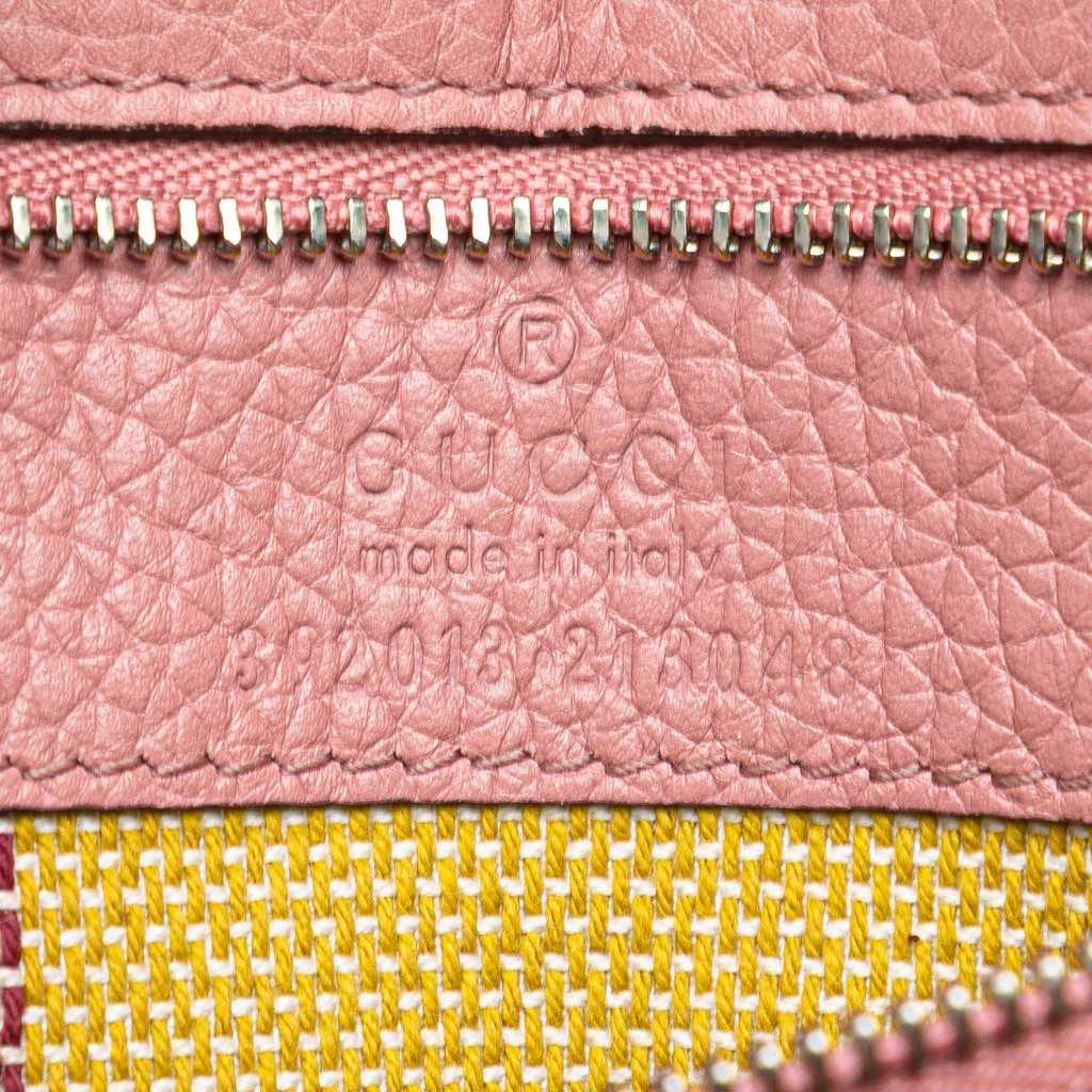 Gucci Medium Leather Bamboo Daily Satchel - Side view