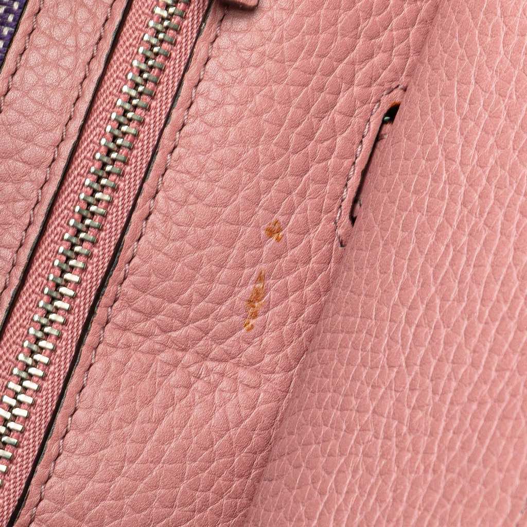 Gucci Medium Leather Bamboo Daily Satchel - Detail 2