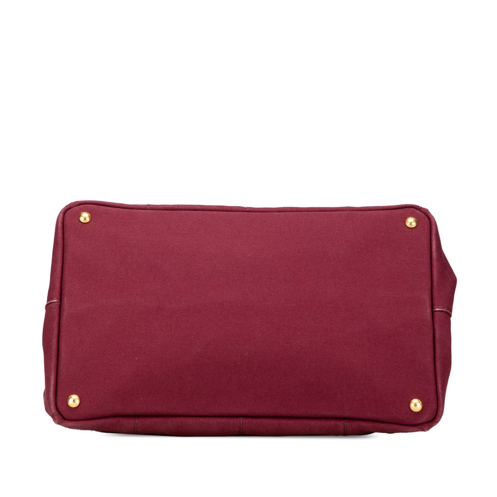 Prada Large Canvas Canapa Logo Satchel - Image 6