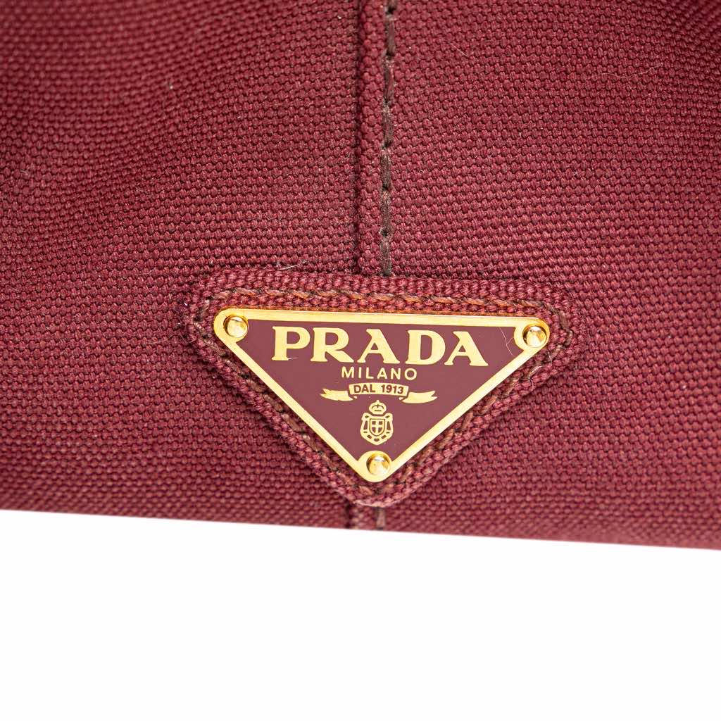 Prada Large Canvas Canapa Logo Satchel - Detail 2