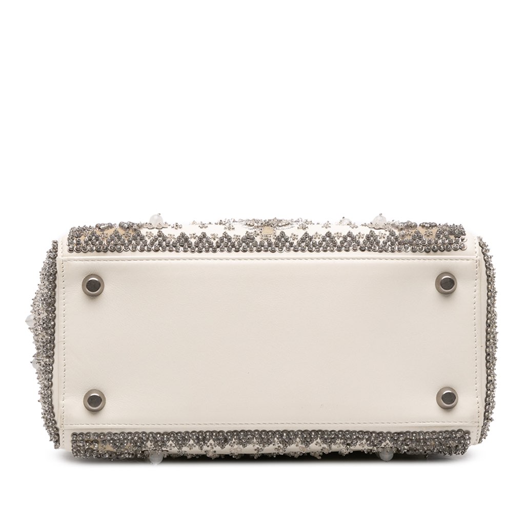 Dior Medium Lambskin Embroidered and Beaded Lady D Lite - Image 6