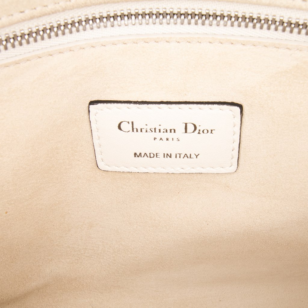 Dior Medium Lambskin Embroidered and Beaded Lady D Lite - Side view