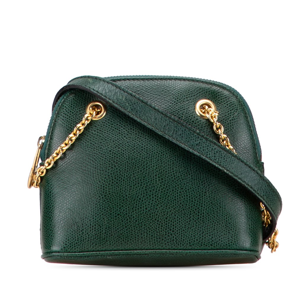 Celine Leather Dome Crossbody