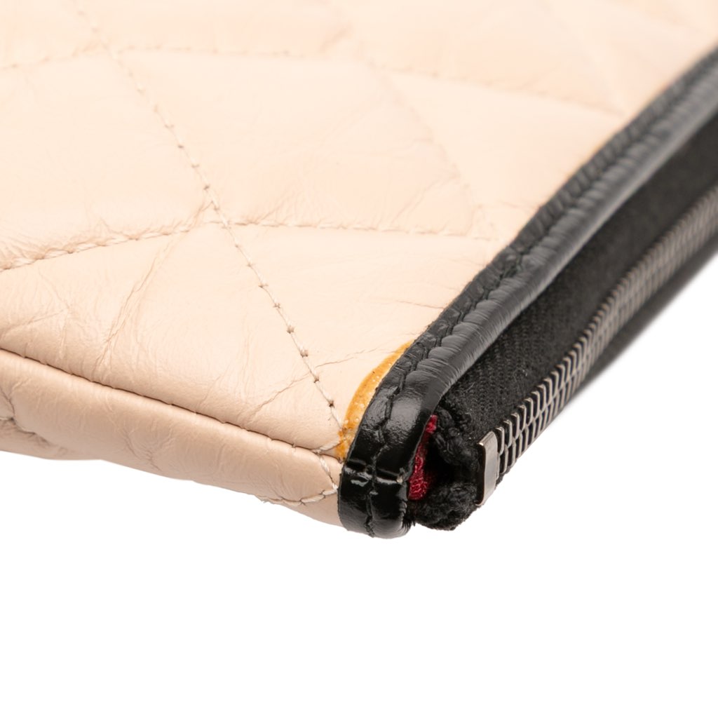 Chanel Large Aged Calfskin Gabrielle O Case Clutch - Image 11