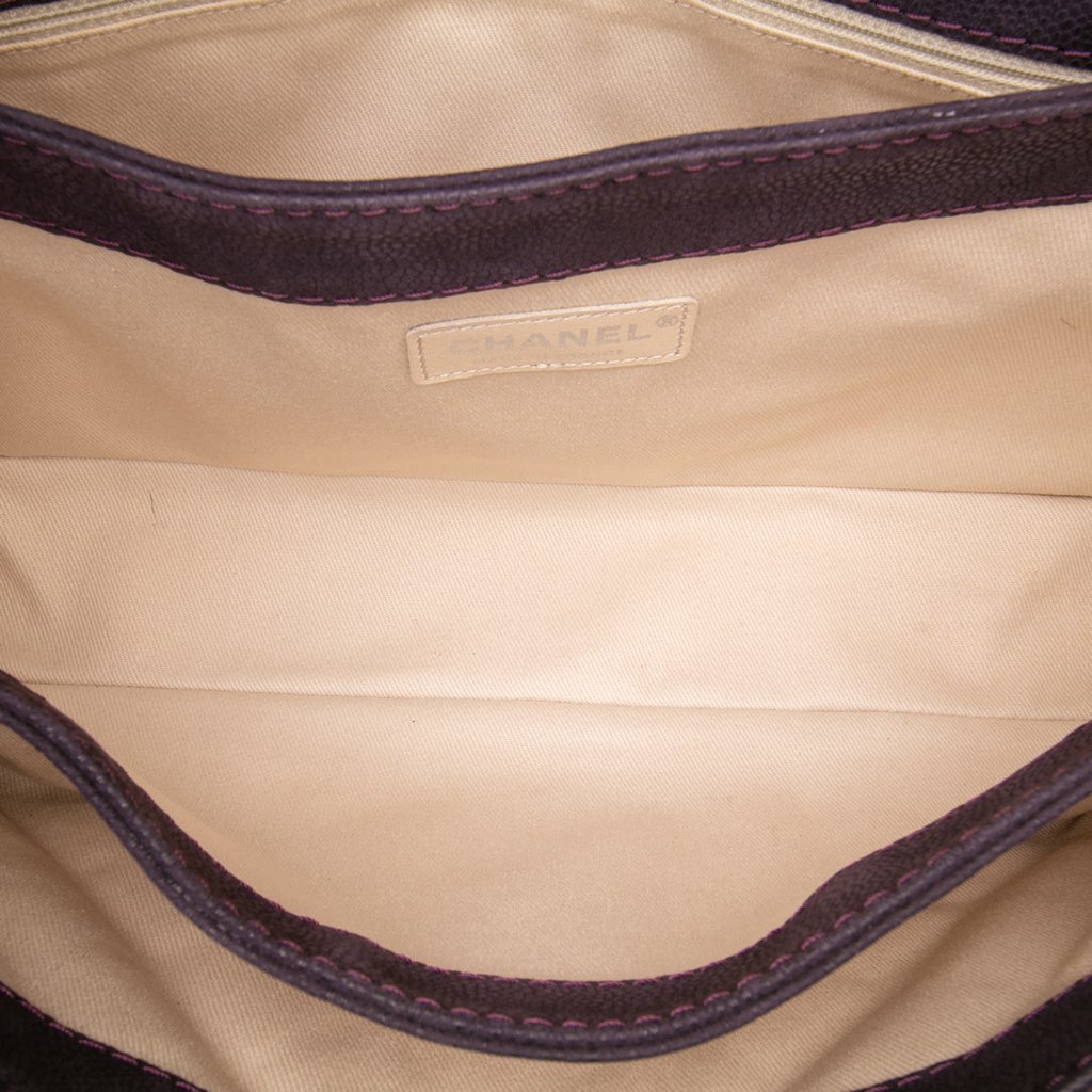 Chanel Quilted Iridescent Caviar Lady Pearly Flap - 4