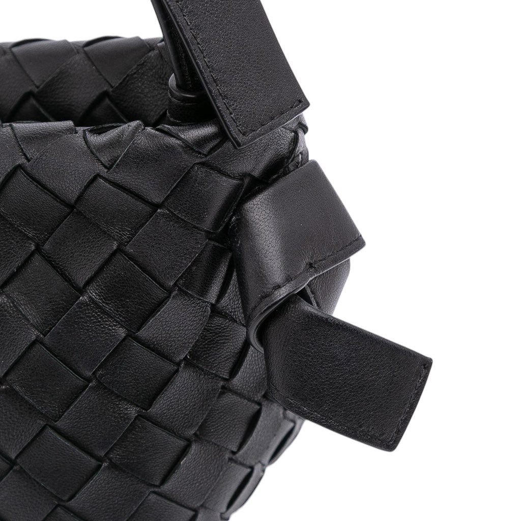 Bottega Veneta Lambskin Intrecciato Tie Shoulder Bag - Image 11
