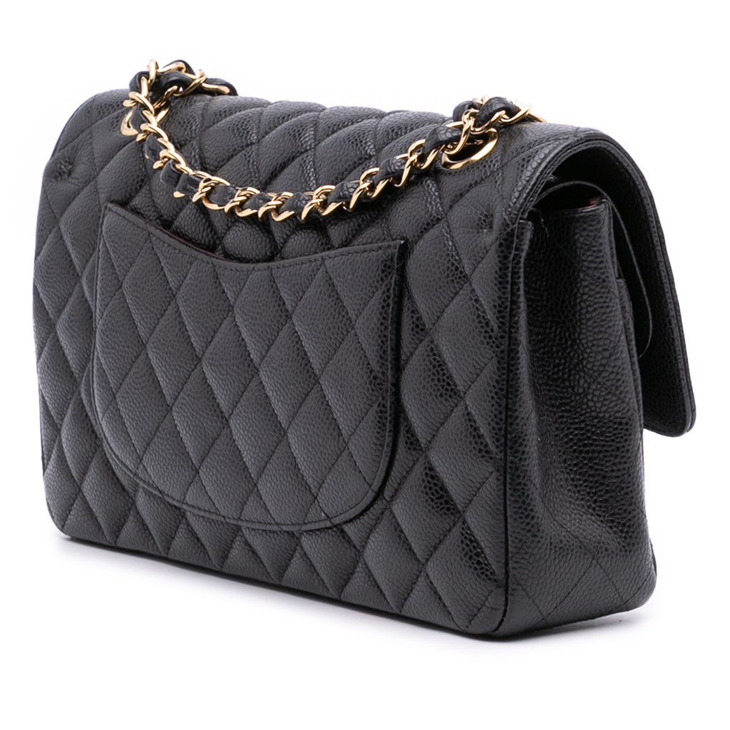 Chanel Medium Classic Caviar Double Flap - 2