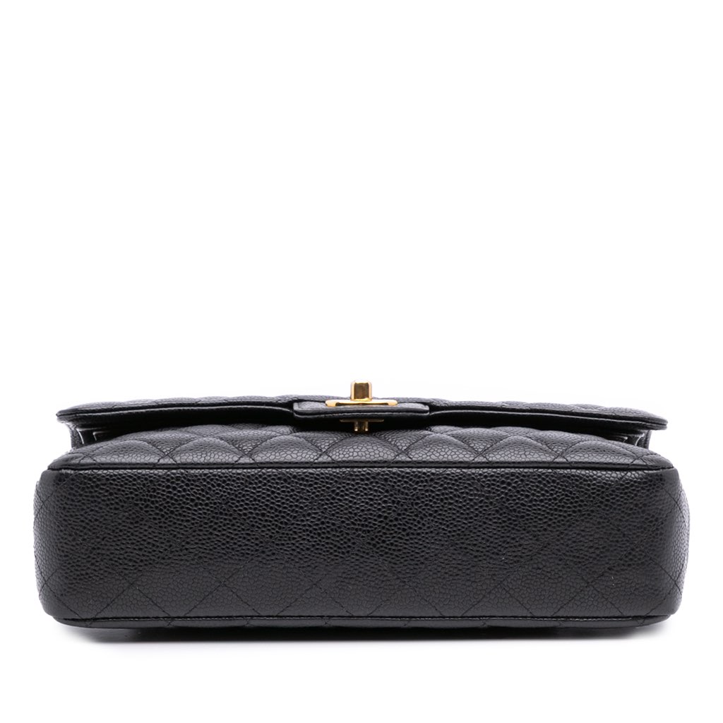 Chanel Medium Classic Caviar Double Flap - 3
