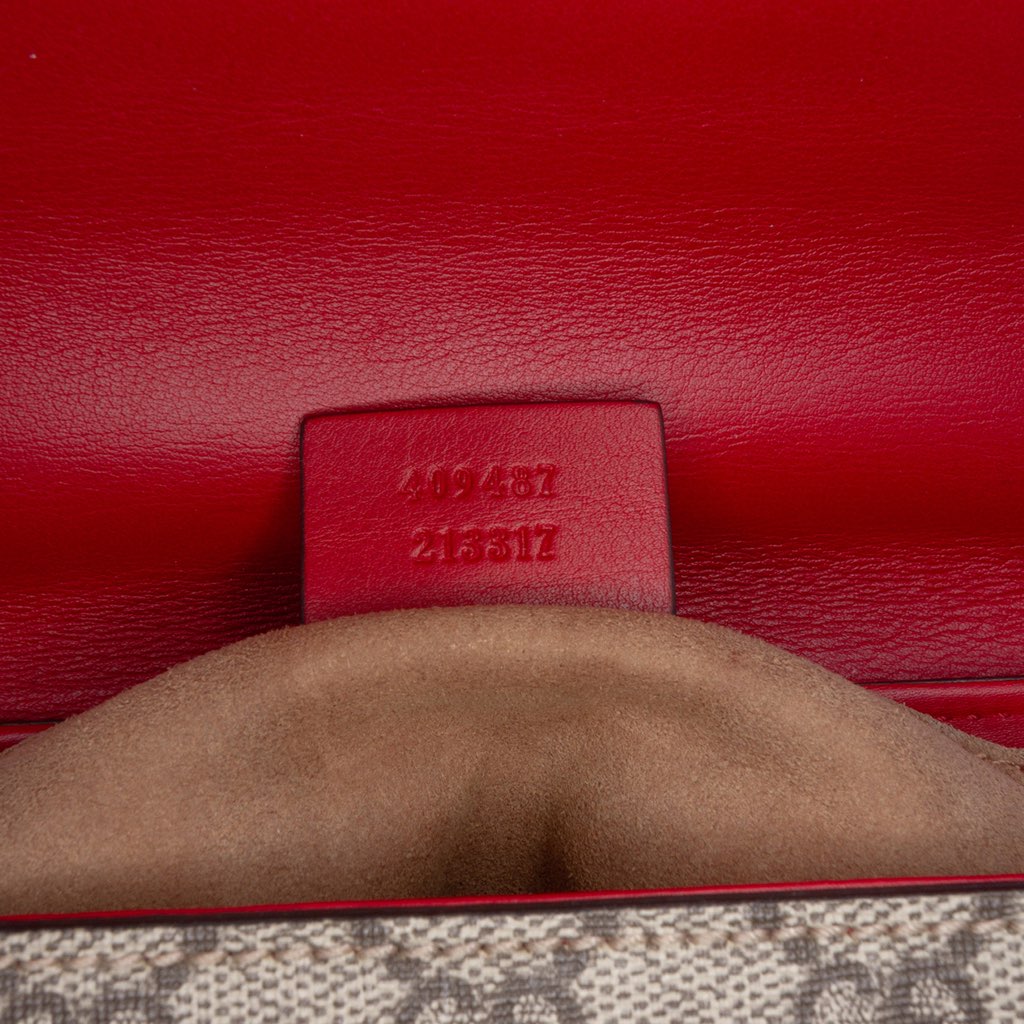 Gucci Small GG Supreme Padlock Crossbody - Detail 1