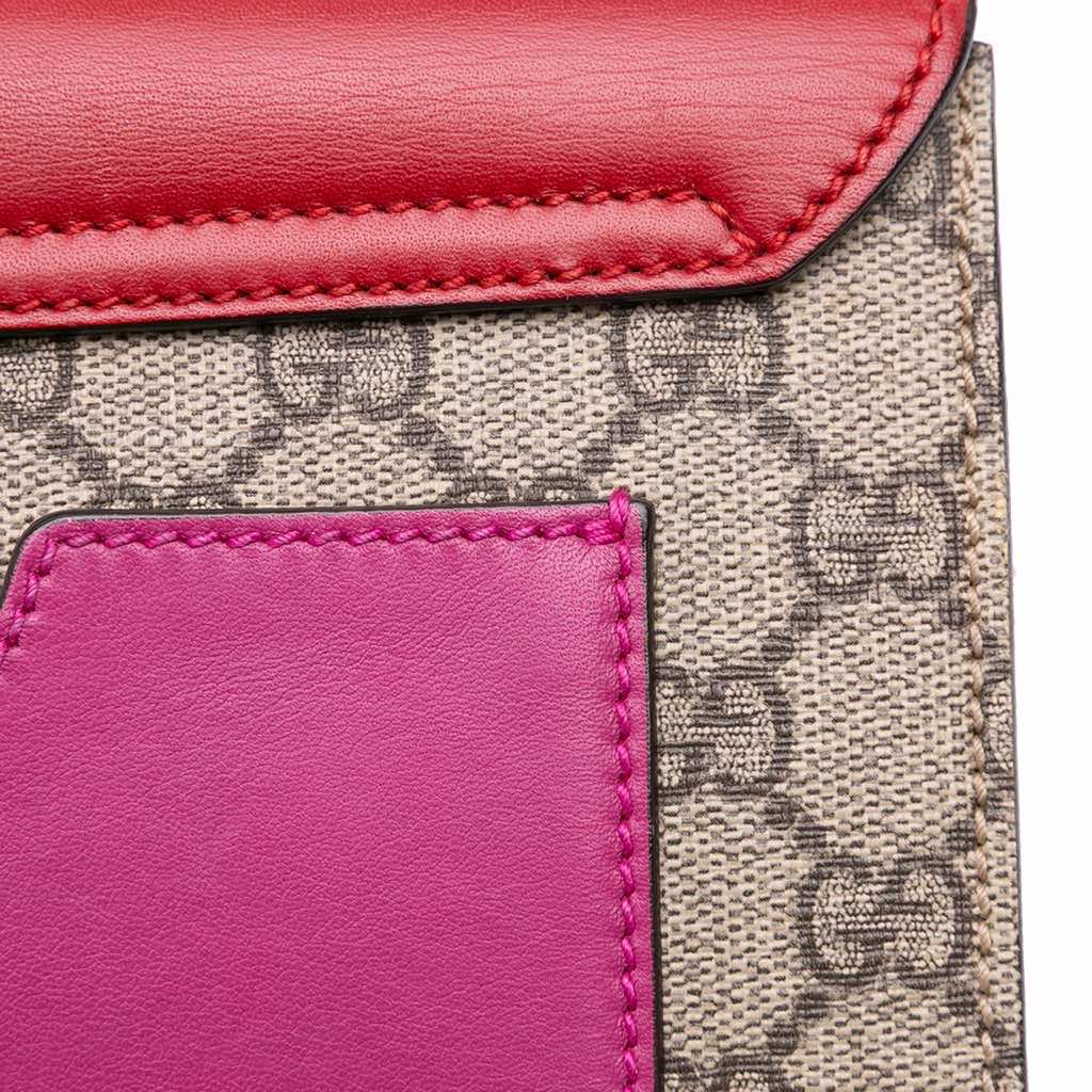 Gucci Small GG Supreme Padlock Crossbody - Image 12