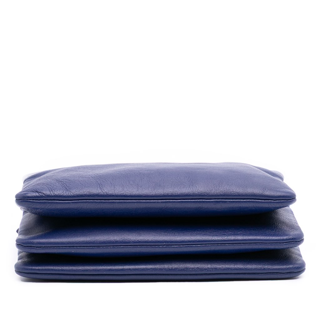 Celine Small Lambskin Trio Crossbody - Image 6