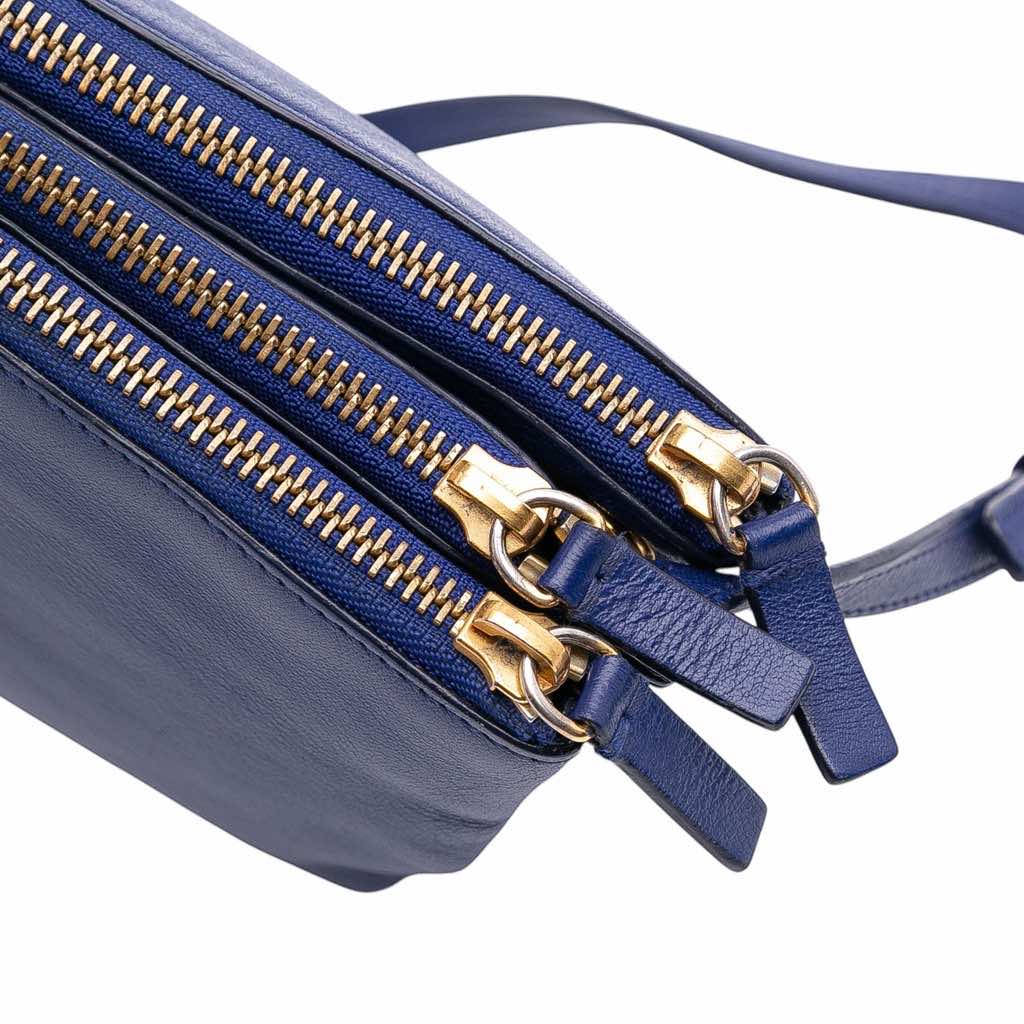 Celine Small Lambskin Trio Crossbody - Detail 2