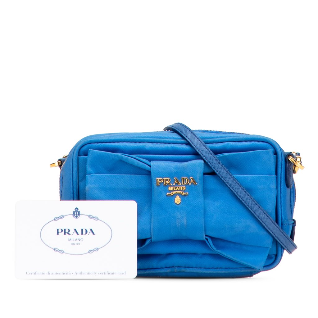 Prada Tessuto Fiocco Bow Crossbody - Image 12