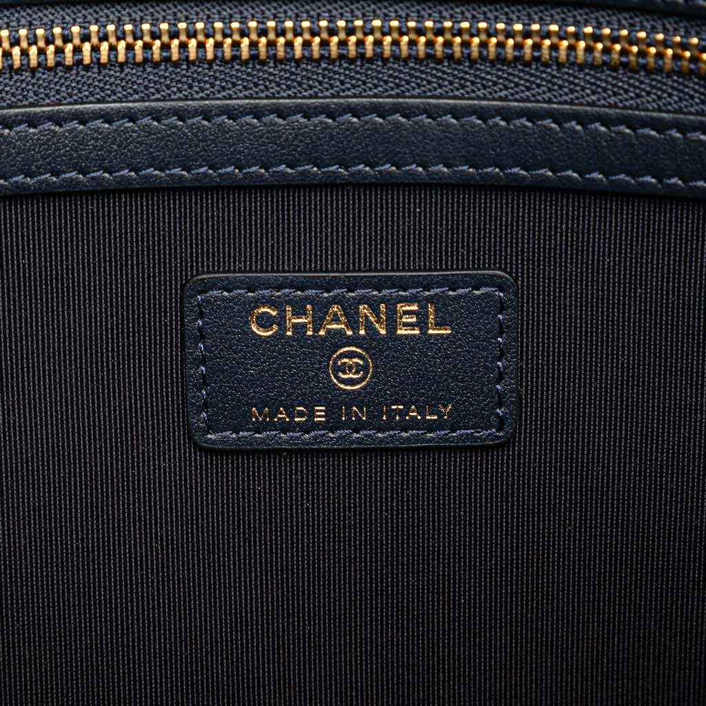 Chanel CC Large Quilted Lambskin O Case Clutch - 5