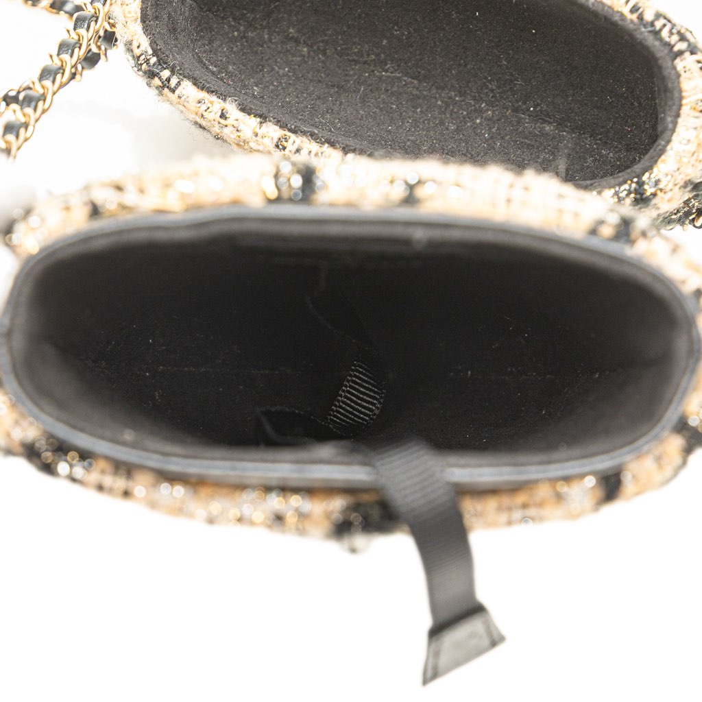 Chanel Tweed Chain Around Phone Holder - 4
