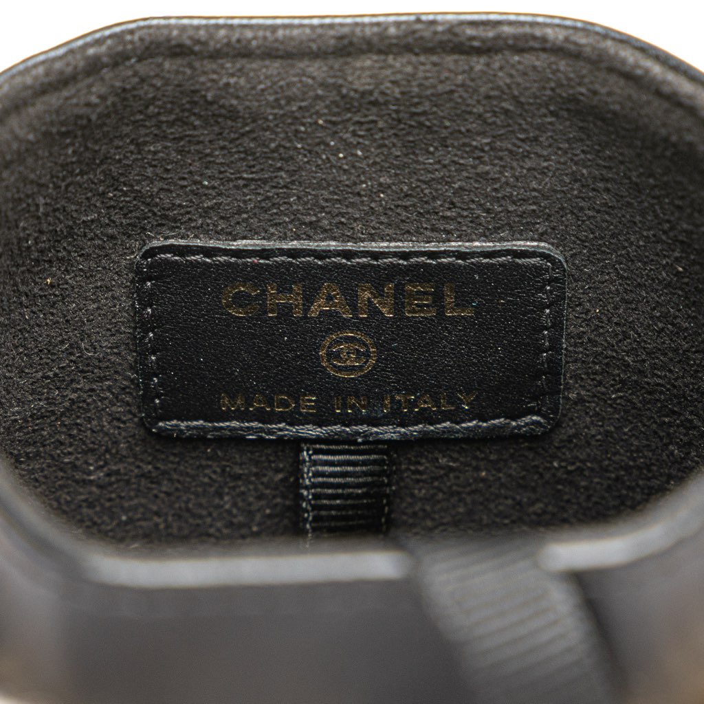 Chanel Tweed Chain Around Phone Holder - 5