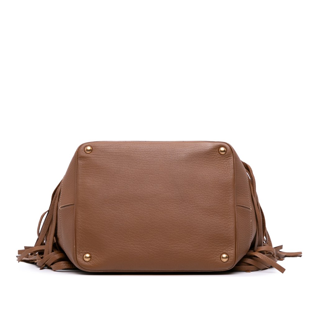 Prada Cervo Fringe Tote - 3
