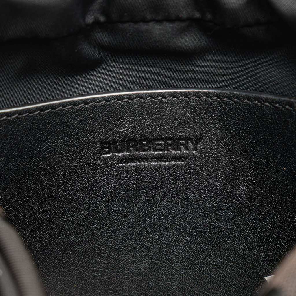 Burberry TB Monogram Canvas Logo Patch Paddy Crossbody - Side view
