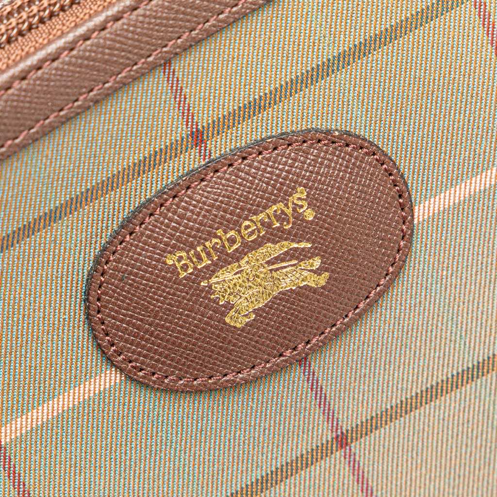 Burberry Vintage Check Canvas Wristlet Clutch - 5