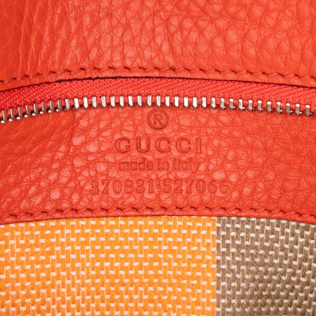 Gucci Small Leather Bamboo Daily Satchel - 5