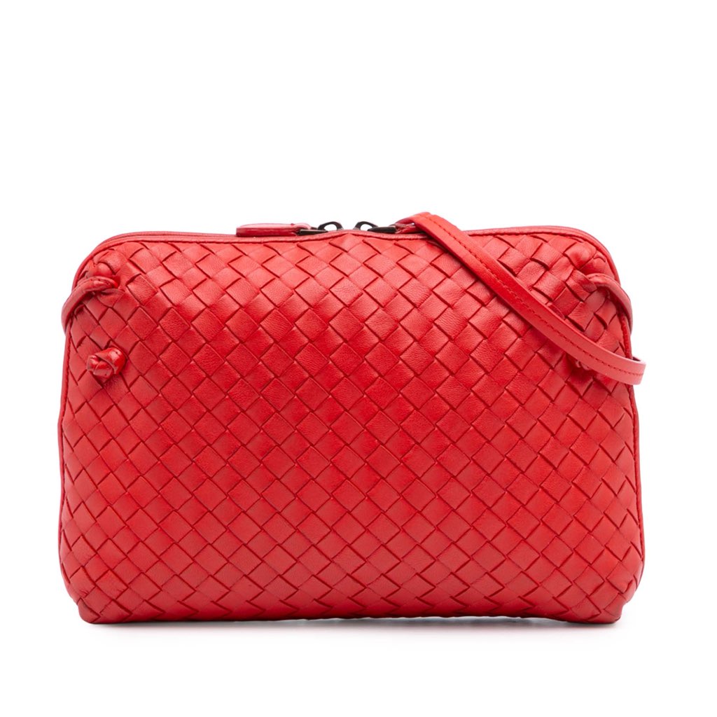 Bottega Veneta Nappa Intrecciato Nodini Crossbody