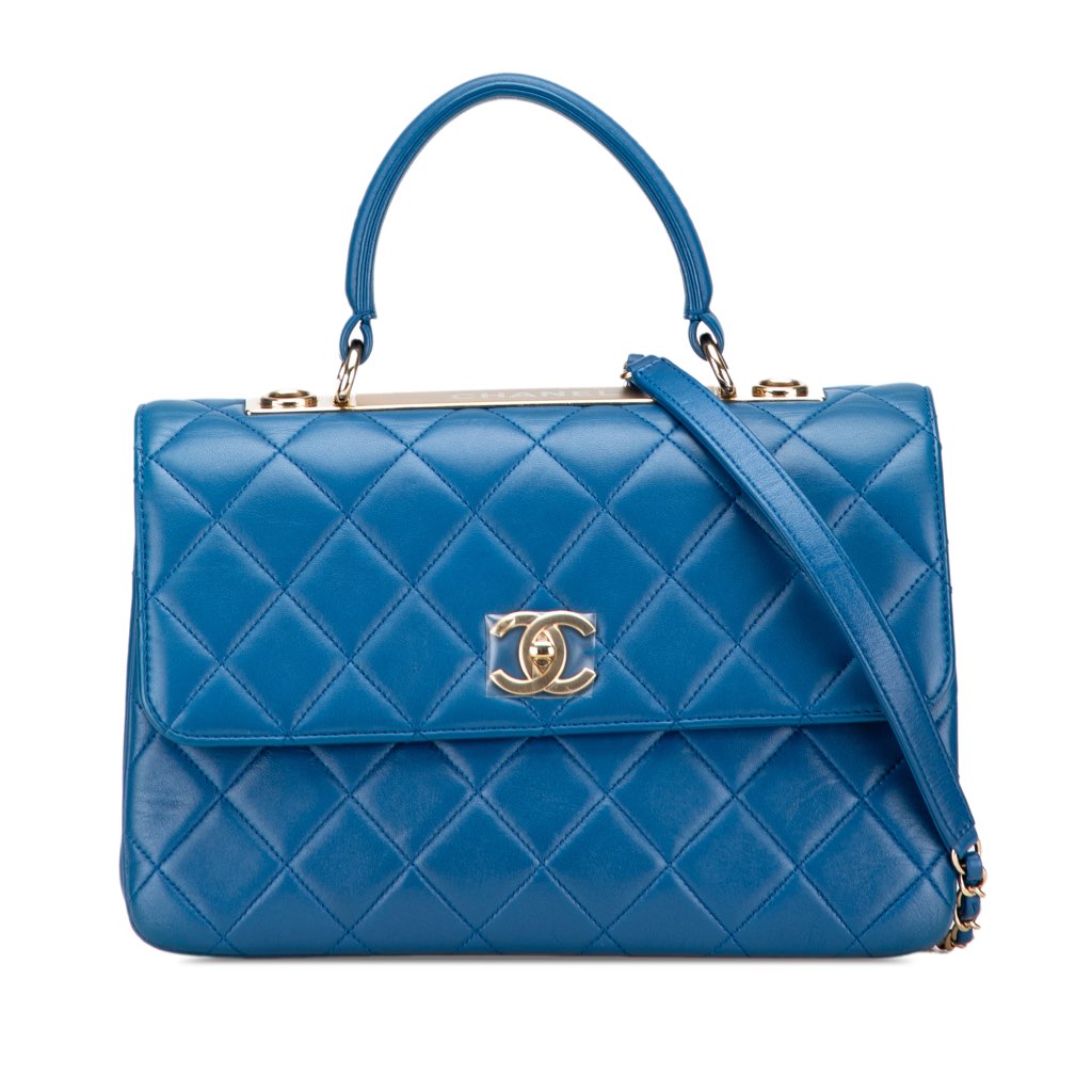 Chanel Medium Lambskin Trendy CC Top Handle Bag