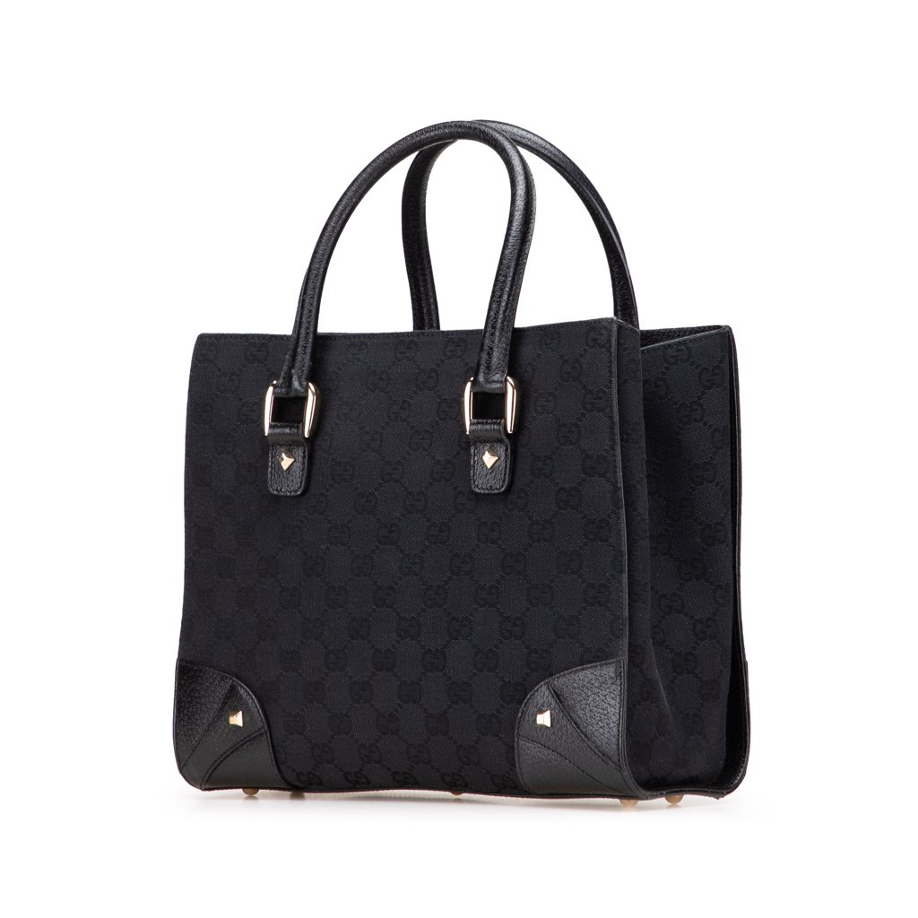 Gucci GG Canvas Nailhead Handbag - 2