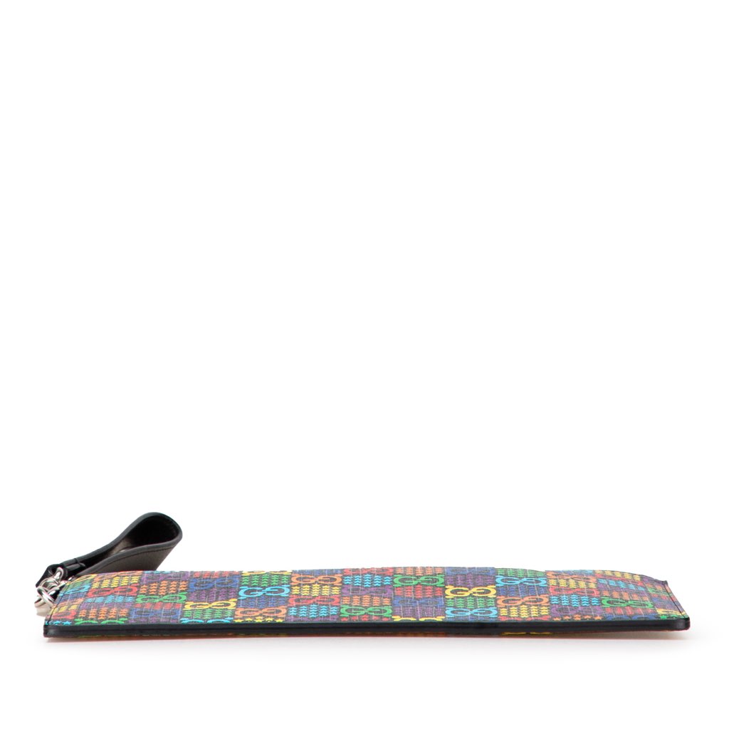 Gucci GG Supreme Psychedelic Zip Clutch - Image 6