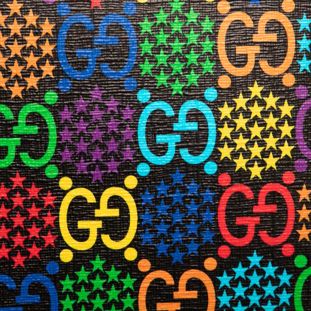 Gucci GG Supreme Psychedelic Zip Clutch - Image 10