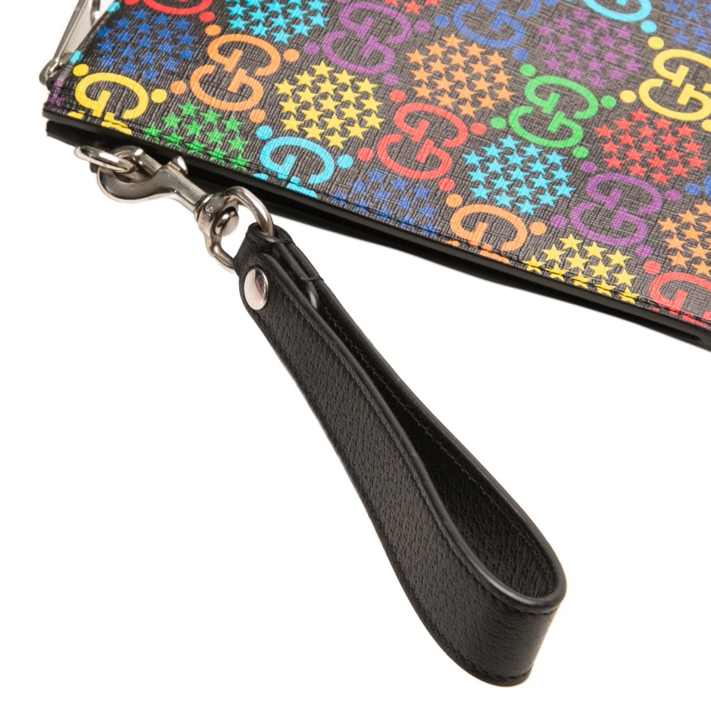 Gucci GG Supreme Psychedelic Zip Clutch - Image 11