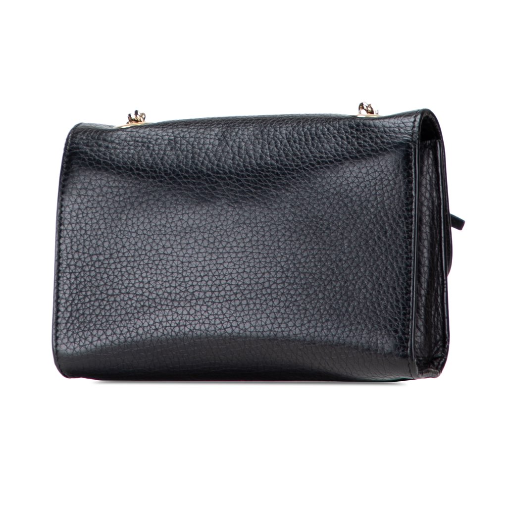 Gucci Small Leather Miss Bamboo Crossbody - 2