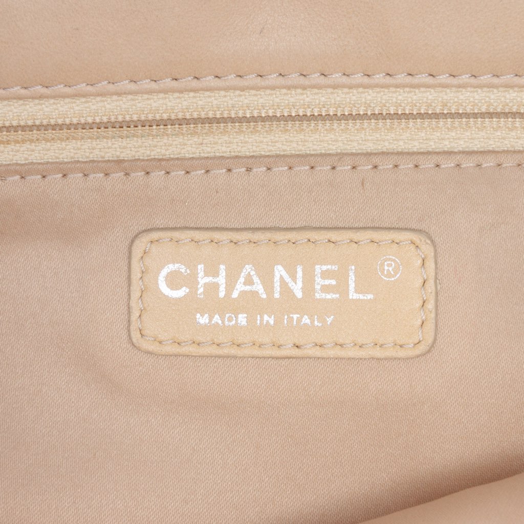 Chanel Medium CC Quilted Lambskin Sequin Single Flap - Side view