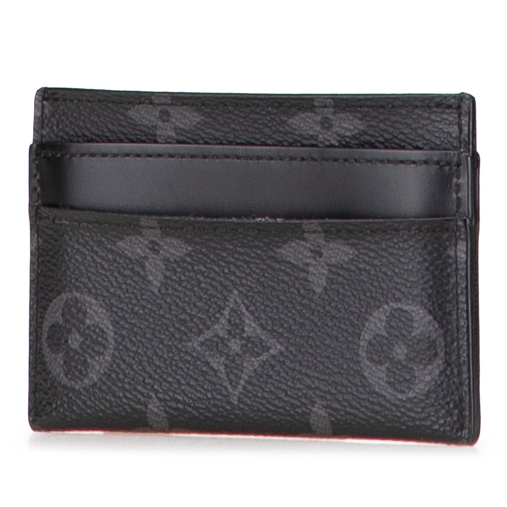 Louis Vuitton Monogram Eclipse Double Card Holder - Back view