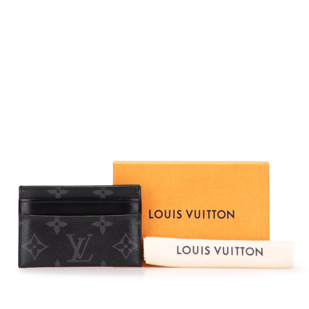 Louis Vuitton Monogram Eclipse Double Card Holder - Image 13