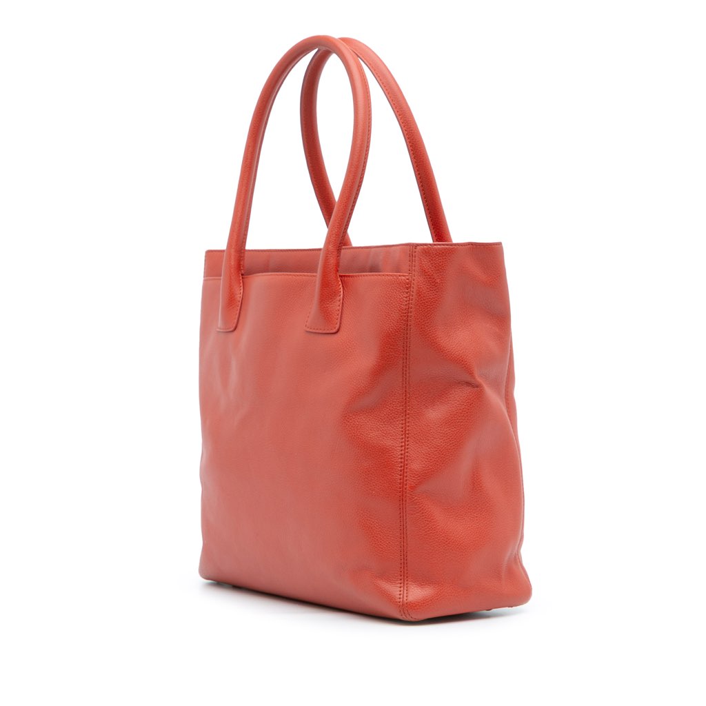 Chanel Tall Calfskin Executive Cerf Tote - Back view