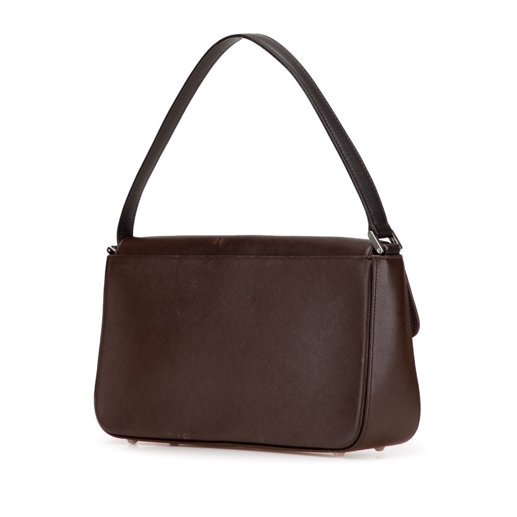 Burberry Leather Flap Shoulder Bag - 2