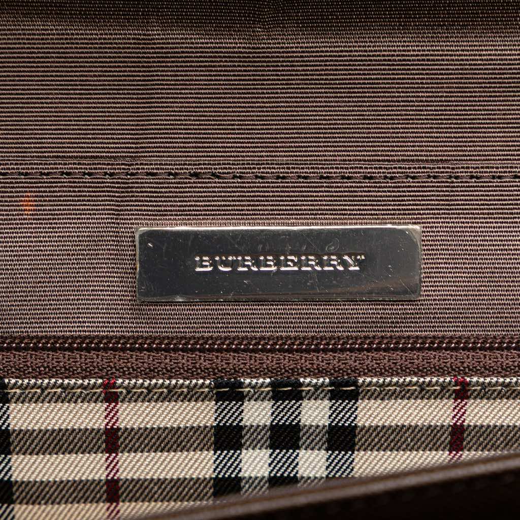 Burberry Leather Flap Shoulder Bag - 5